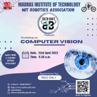 Introduction to Computer Vision using OpenCV, DEXBOT'23 Workshop Poster